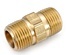 122AH-D BRASS FITTING<BR>1/2" NPT MALE 1.81" LONG HEX NIPPLE